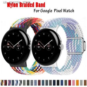 Bracelets de montre Bracelet tressé en nylon pour Google Pixel 2 Bande de remplacement Ceinture Bracelet en tissu Bracelet pour Pixel Correa Accessoire Y240321