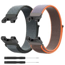 Bekijk bands Nylon Loop -band voor Huami Amazfit Trex 2 Smart Bandy Sports Bracelet Trext Rex Pro Pols Correa 230821
