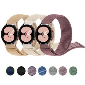 Bracelets de montre Bracelet en Nylon pour Samsung Galaxy 3 41mm 5 4 6 40mm 44mm/5 Pro 45mm bande classique 43mm/actif 2 Bracelet