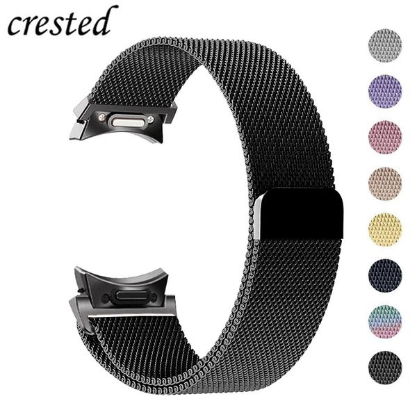Bracelets de montre Bracelet à boucle milanaise originale pour Galaxy 6 4 classique 5 pro 40mm 44mm 47mm 43mm Bracelet en métal 231124