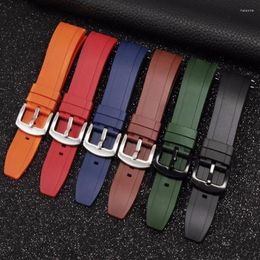 Bracelets de montre Bracelet en silicone de qualité supérieure Bracelet en caoutchouc à dégagement rapide 20 mm 22 mm Bracelet de montre de remplacement