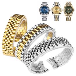 Kijkbanden Kwaliteit Watchbands voor Datejust Day-Date Oyterpertual Accessoires Roestvrijstalen bandriem armband