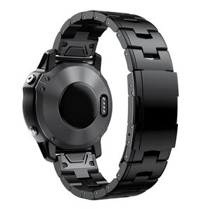 Correas de reloj Correa de reloj de metal de ajuste rápido 22 mm 26 mm para Garmin 7X 7 Solar / 6 Pro / 5 Plus / Instinct/epix Gen 2 Correa de reloj 231115