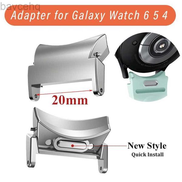 Correas de Reloj Adaptador de instalación rápida para Samsung Galaxy Watch 6 4 Classic 43mm 47mm conector metálico con accesorio Samsung Watch 5 Pro 40mm 44mm 24323