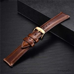 Watch Bands Quick Release Straps Men Women Genuine Leather bands 18mm 20mm 22mm Smart Band Accessories