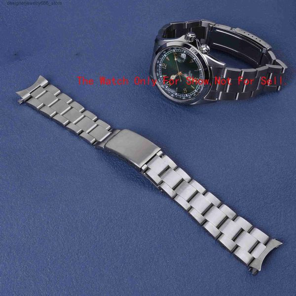 Assista Bandas Rolamy 20mm Pulseira de Prata Pulseira de Aço Inoxidável Fecho de Ostra para Iko Prospex Alpinist SPB115 117 121 123 209 210 Q231212