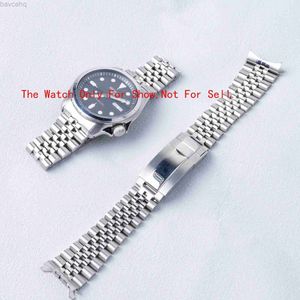 Horlogebanden Rolamy 20 mm zilveren jubileum holle eindband met Oyster-implementatiegesp roestvrijstalen horlogeband geschikt voor Seiko 5 SRPE53 55 57 58 60 24323
