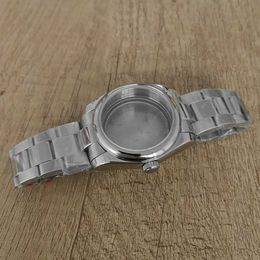Les bandes de montre S-Accessory 36 mm 39 mm Shell Sapphire Glass peut être installé avec les accessoires NH35 / 36 Mentor Explorer Q240430