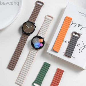 Bracelets de montre Samsung Galaxy Watch 6 5 4 40MM 44MM/4 6 Classic 46 43 47mm/5 Pro 45mm, bracelet en silicone 24323