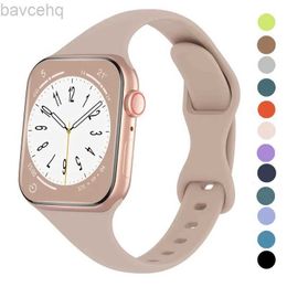 Bracelets de montre anneau en Silicone 45mm 44mm 40mm 41mm 49mm bracelet de bande élastique pour bracelet de montre iWatch série ultra 5/4/3/SE/6/7/8 bracelet 24323