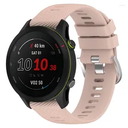 Bracelets de montre Bracelet de Sport en Silicone pour Garmin Forerunner 255 255S 245 645 Vivoactive 4S 4 3 Venu 2 2s Plus Bracelet de montre Correa