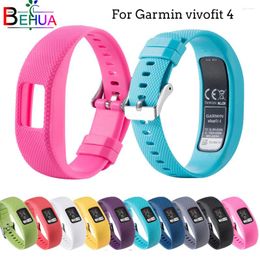 Bracelets de montre bracelet de sport en Silicone pour Garmin Vivofit 4 remplacement taille L/S bracelet confortable qualité