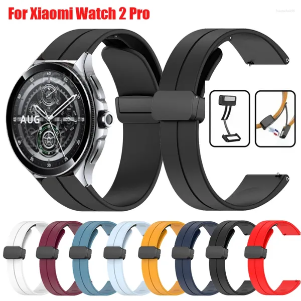 Correas de reloj Correa de silicona para Xiaomi 2 Pro pulsera de repuesto Mi S3/Color 2/reloj S1 activo/S2 42 46mm Correa