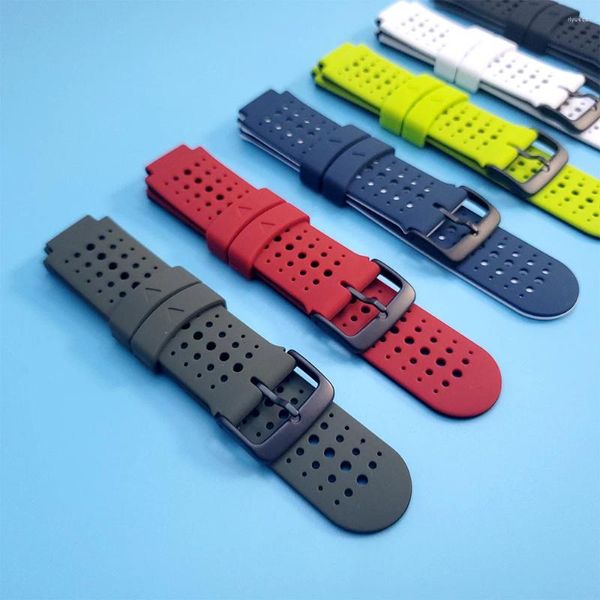 Bandas de reloj Banda de muñeca de silicona para Garmin Forerunner 220 230 620 630 735XT Pulsera 235 Correa deportiva Correa de reloj