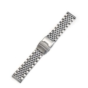 Bracelets de montre Argent Acier Inoxydable 20MM 22MM Perle De Riz Bracelet Bracelet Fit Pour SKX007 Plongée 230803