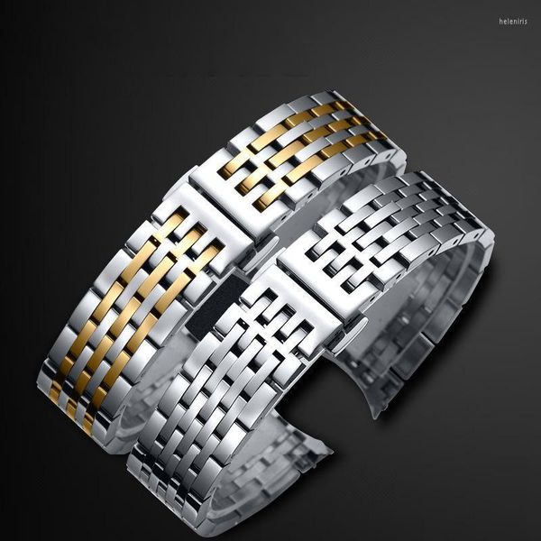 Bracelets de montre Bracelet à boucle papillon en métal massif pour Garmin Vivoactive Vivomove Move 3 HR Style Luxe Venu Sq Forerunner 245 645 Music Hele22