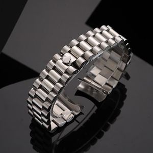 Bracelets de montre Bracelet en acier inoxydable 20mm 17mm Bracelet de remplacement accessoires pour Oyster Perpetual288j