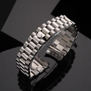 Bracelets de montre Bracelet en acier inoxydable 20mm 17mm Bracelet de remplacement accessoires pour Oyster Perpetual237s