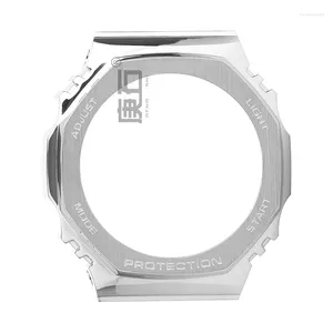Bracelets de montre, bracelet en acier inoxydable, lunette pour GA 2100 GA-2110 GA-B2100
