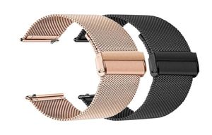 Regardez des bandes en acier inoxydable boucle milanaise à libération rapide bracelet pour nokia withings hr 36 mm 40 mm watchband5300095