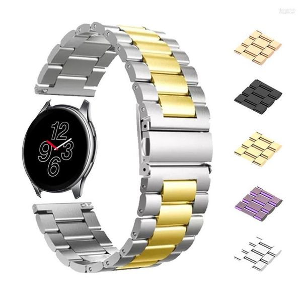 Bracelets de montre Bracelet en acier inoxydable pour Oneplus Band Bracelet en métal UMIDIGI Uwatch 2 / 2S / 3S Urun S Bracelet Hommes / Femmes 22mm Brassard