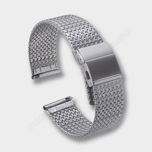 Bracelets de montre Bracelet de montre en acier inoxydable Bracelet 20mm 22mm maille milanaise bracelet de montre bracelet de remplacement accessoires 230619