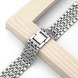 Bracelets de montre Bracelets de montre en acier inoxydable 15mm 19mm 21mm Convient pour T109 Bracelet de montre Hommes Bracelets de montre Accessoires de montre 230712