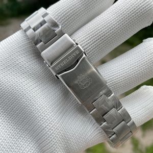 Bandas de reloj STEELDIVE Marca 20 mm Pulsera de reemplazo de acero inoxidable Hebilla firmada Cierre plegable con seguridad para relojes de buceo 231016