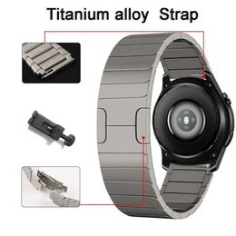 Watch Bands Titanium Alloy Strap Forl Huawei GT4 46mm / GT3 Pro GT2 / 2PRO 4 STRAPE 4PRO POUR HUAWEI WATT 3 PRO NOUVEAU WRISTBAND Q240510