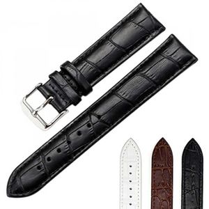 Watch Bands Unisexe Faux Watch Watch Strap Band Brunle Brown White Femmes Men Watchbandsl2404