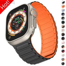 Horlogebanden Horloge Ultra 2 49mm 45mm 44mm 42mm 38 40 41mm siliconen band voor IWatch serie Ultra 2 9 8 7 6 5 4 24323