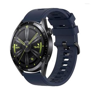 Watch Bands Watchband voor Huawei GT 3 2 46mm 42 mm Runner Band Sports Bracelet Pro 2e Silicone Strap 20mm 22 mm Hele22