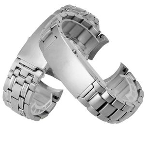 Bracelets de montre bracelet de montre solide bracelet en acier inoxydable 20mm bracelet en acier de remplacement accessoires masculins pour omega 007 CJ191225291F