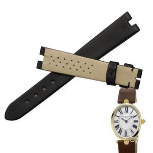 Watch-bands wenula-horlogebanden voor Frederique Constant Classics FC-200MPW2VD9 lederen strap Band268W