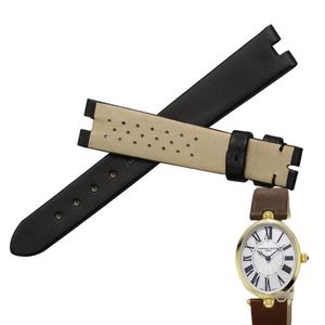 Bandas de relojes Worula Watch Bands para Frederique Constant Classics FC-200MPW2VD9 Banda de correa de cuero2562