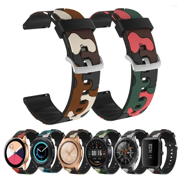 Correa de muñeca para reloj Garmin Forerunner 158 245 245M 645 55 Vivoactive 4 3, pulsera con impresión de silicona Venu 2/SQ Band