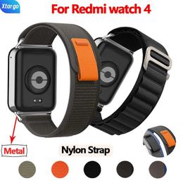 Bekijk bands Xiaomi Redmi Watch 4 Smart Nylon Ring Verstelbare elastische armband Watch Band Geschikt voor Iwatch Mi Band 8 Pro Band Accessories 240424