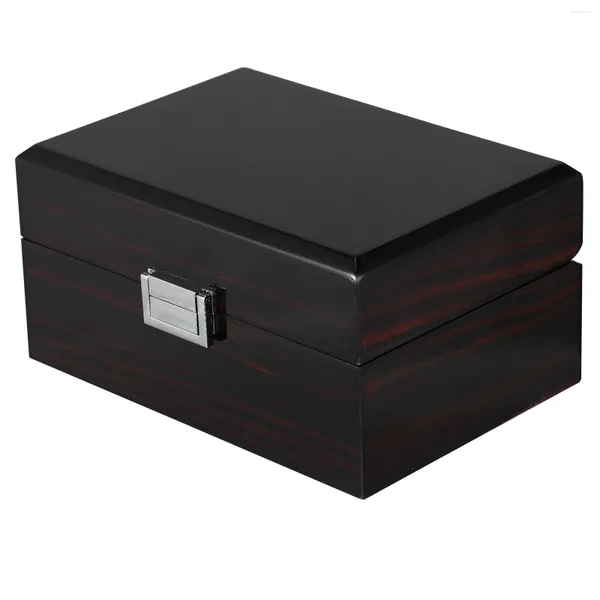 Cajas de relojes 1 PC Caja de almacenamiento pequeña Caja de almacenamiento portátil Organizador de joyas