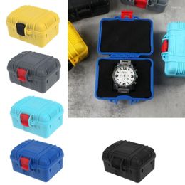 Boîtes de montre 1 fente boîtier Durable boîte de rangement en plastique Portable organisateur étanche matériau ABS