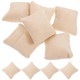 Mira las cajas 10 PC La almohada Small Bracelet Silk Floss Cushion Jewelry Brazy Brazy