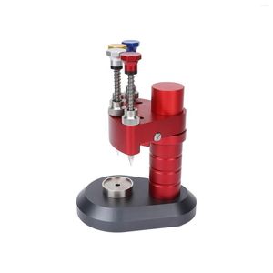 Bekijk dozen 4 pin Hand Presser Professionele installatie Fitting Machine Repair Tool voor horlogemaker