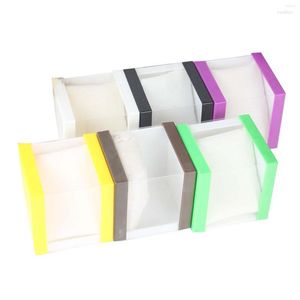 Boîtes de montre 6 pièces boîte de rangement support de poche Portable avec oreiller simple fente poignet vitrine pour anniversaire hommes voyage bracelet