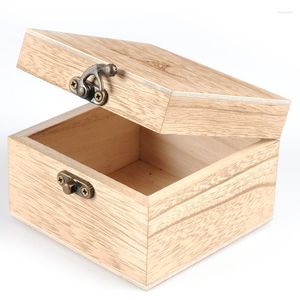 Boîtes à montres BOBO BIRD Montres Caisse en bois Cadeaux en bois Boîte carrée à bijoux