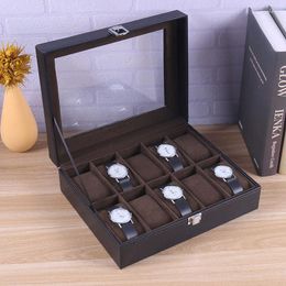 Horlogedozen Doos Praktische Horloges Display Case Sieraden Opbergorganizer Met Slot Rits Voor Vrouwen Mannen Cadeau Benodigdheden