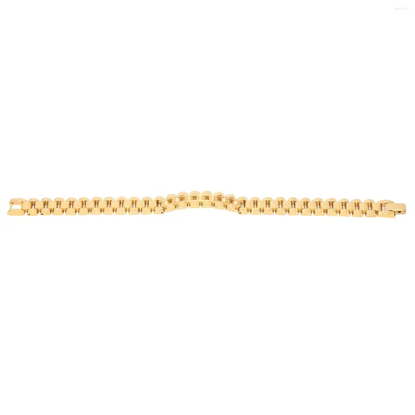 Boîtes à montres Bracelet chaîne en acier inoxydable, matériau métallique Unique à la mode Simple noël pour filles anniversaire femme