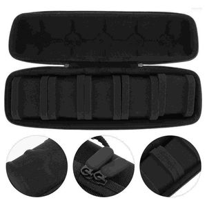 Boîtes de montres, 1 pièce, sac de rangement, noir EVA, conteneur de protection pour bijoux, Hele22