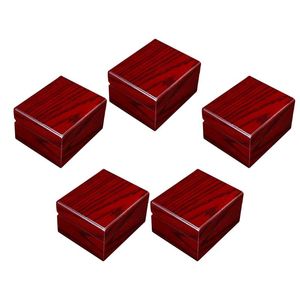 Bekijk dozen Cases 5x Wood enkele doos Bangle Bracelet Storage Case Retail Sieraden Display
