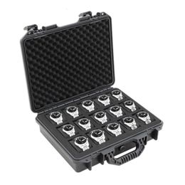 Watchboxen Cases 615 Grid ABS Plastic horlogebox Veiligheidsapparatuur Draagbare droge gereedschapskist Impactweerstand met schuim voor horloges Stor 230324