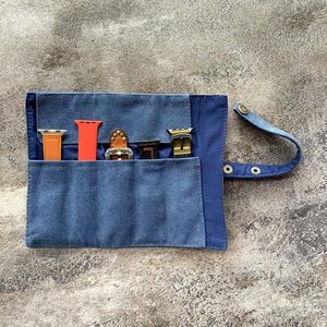 Boîtes de montre, étuis à bandes, sac à sangle, pochette de rangement en toile pour montre intelligente, 291v