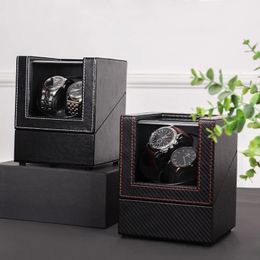 Uhrenboxen Hüllen Double 20 Uhrenbeweger für Automatikuhren Uhrenbox USB-Aufladung Uhrenaufzug Mechanische Box Motor Shaker Uhrenbeweger 230619